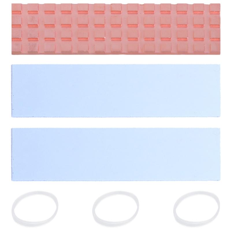 

2280 Cooling Pad Efficient for M.2 2280 SSD Heat Sink PC Hard Drive Disk Cooling Pad Enhances Heat Dissipation 2/3/4/6mm