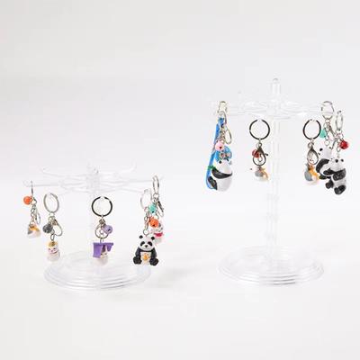 Rotatable Jewelry Display Stand Plastic Bracelet Holder Practical Hair Ring Rack Home