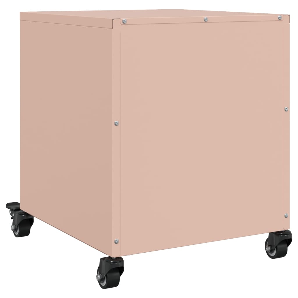 Nightstand Pink 36 x 39 x 43.5 cm Steel