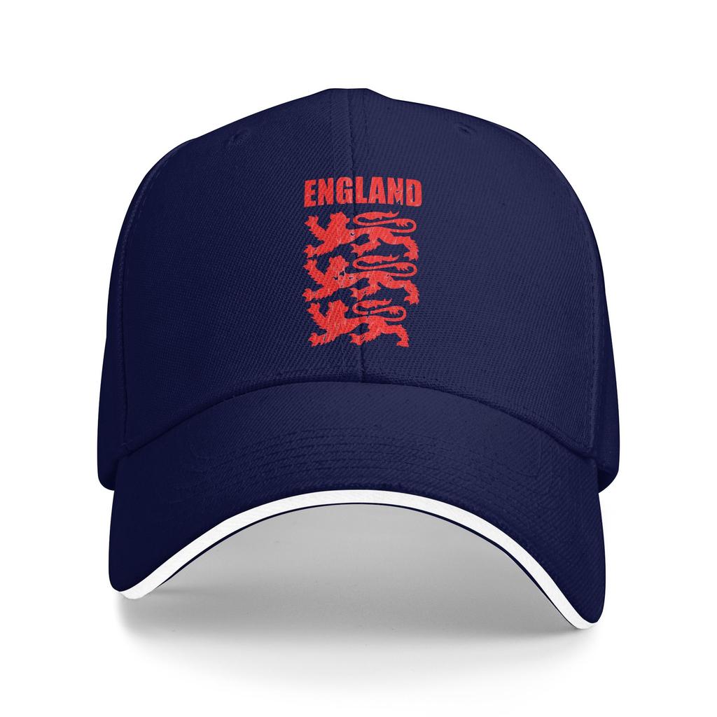 Summer England Red Lion Baseball Cap Running Hippie y2k Retro Custom Logo Sun Trucker Hat Unisex-Teens Sun-Proof Snapback Cap