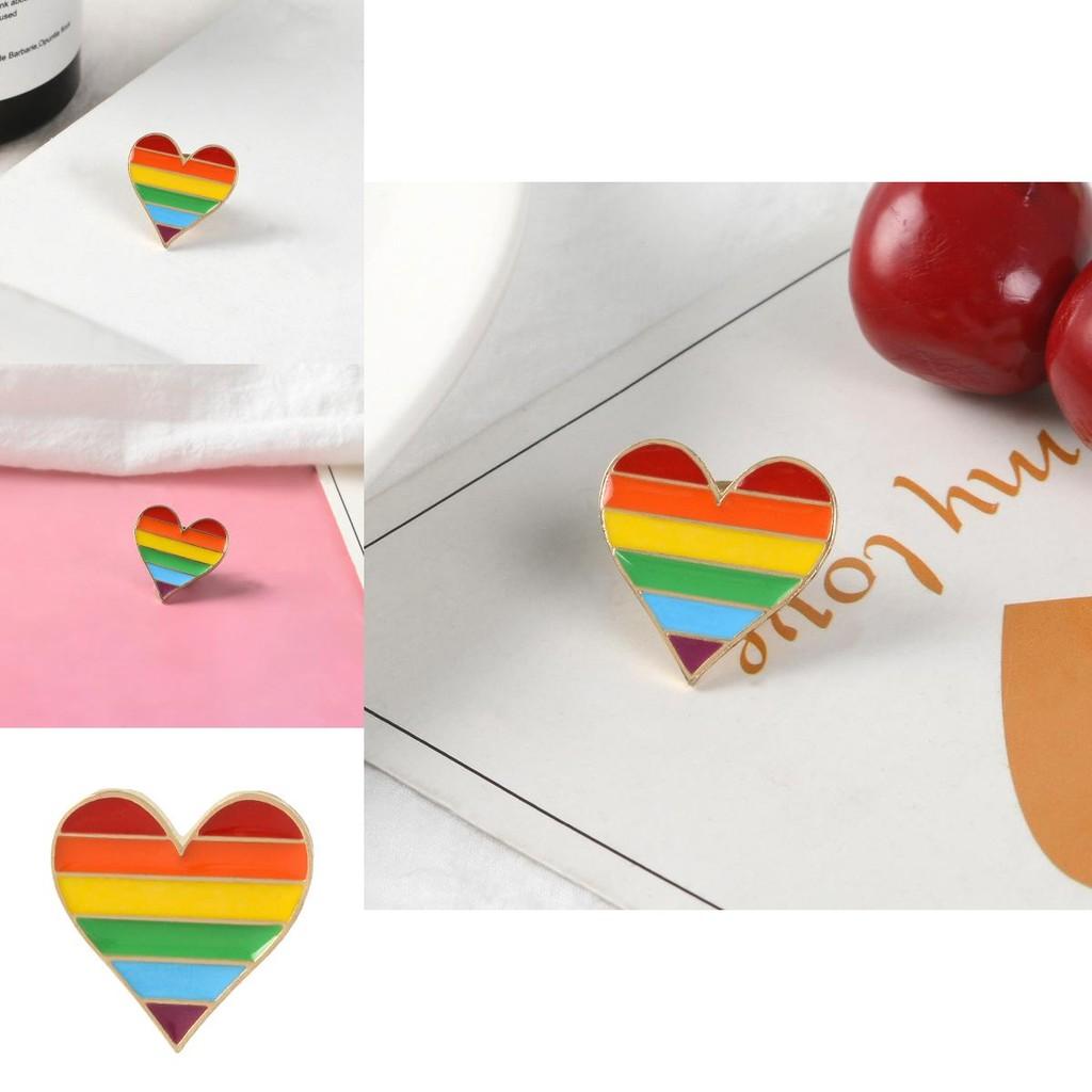 Stylish Enamel Heart Shaped Pin Exuding Whimsical Charm For Men Women And