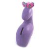 Les Trésors De Lily [N0899] - Resin Piggy Bank 'Passion Chevaux' Purple - 20x14x9 Cm