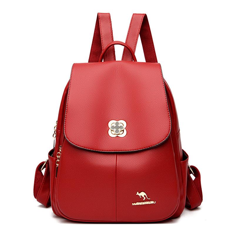 Schoolbag backpack women's Korean version new fashion single shoulder oblique span backpack large capacity travel storage bag versatile student