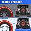 SUPAREE Spare Tire Brake Light Fit For Jeep Wrangler 2007-2017 JK JKU YJ TJ, Plug And Play 4Th Third Brake Light Rear LED Ring Wheel Light, Red