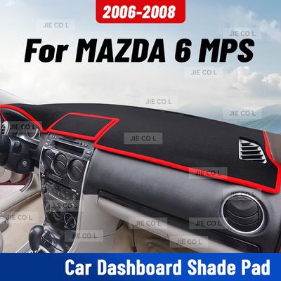 For MAZDA 6 MPS 2006 2007 2008 Car Dashmat Anti-UV Dashboard Cover Dash Mat Sunshade Cushion Carpet Protective Accessories