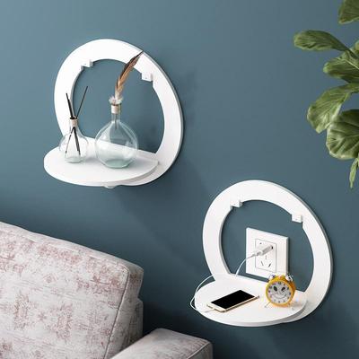 1-teiliges multifunktionales, lochfreies Wandregal für zu Hause, Hängeregal für Pflanzen und Fotos zur Präsentation zu Hause, Hängeregal für Nachttisch und Badezimmer.
