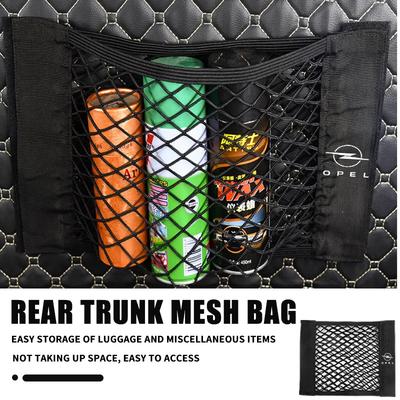 For Large Capacity Car Interior Trunk Mesh Storage Bag Stowing Organizer Bags Corsa D Astra G H J K F Mokka C Zafira B