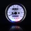 Motorcycle 140km/h Mechanical LED Speedometer 60mm White Panel (White LED)