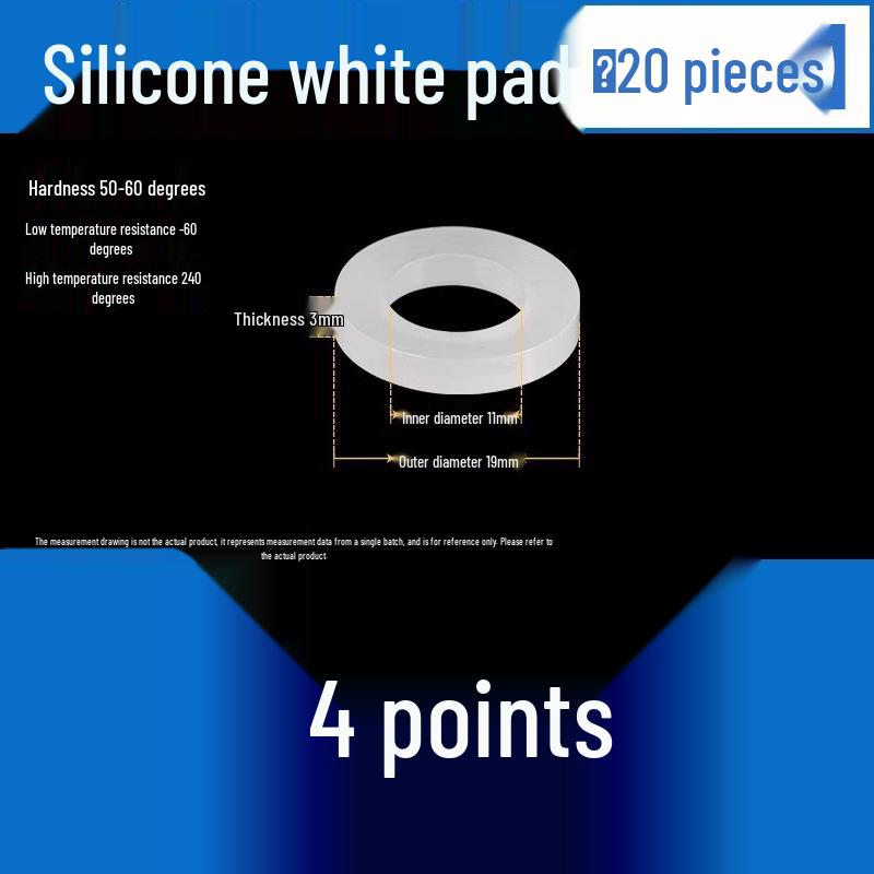 Silicone High-Temp Waterproof Gasket & Shock Absorbing Seal Pad