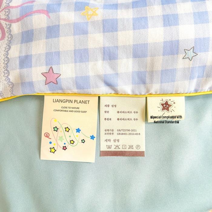 New A-Type Summer Cooling Quilt - Lightweight Single & Double for Dorms, Kids & Gifts