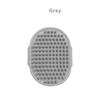 Dog Shampoo Brush Pet Bathing Brush Soft TPR Dog Scrubber With Ring Handle Massage Brush For Dog Shower Ergonomic Dog Bathing