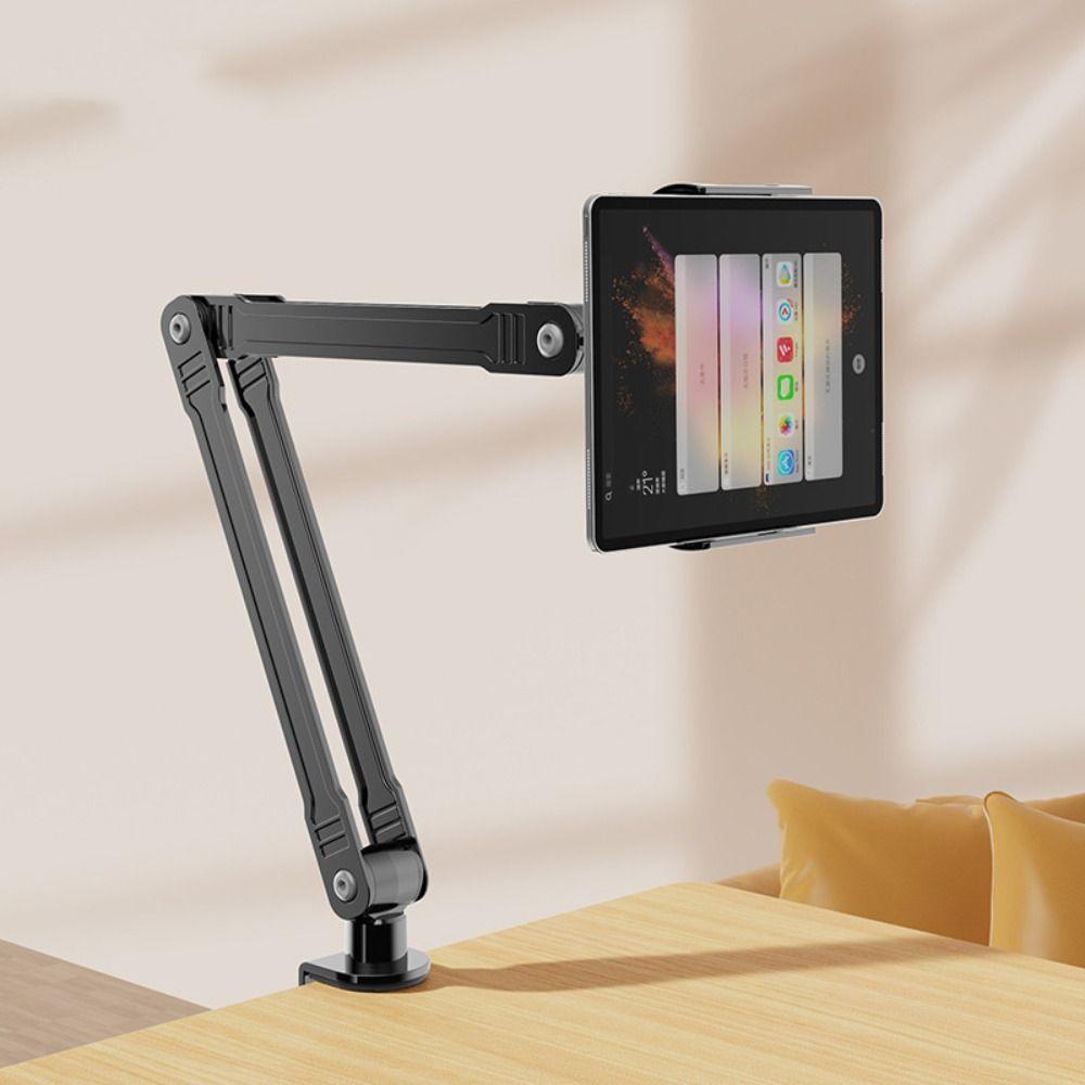 Adjustable 360 Degree Rotatable Stand Long Arm Tablet Stand Practical Desktop Tablet Stand  Bedside