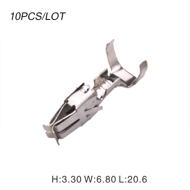 

10 шт. автомобиль внедорожник автомобиль N 907 327 03 медные 4,8 мм клеммы коробки предохранителей универсальные