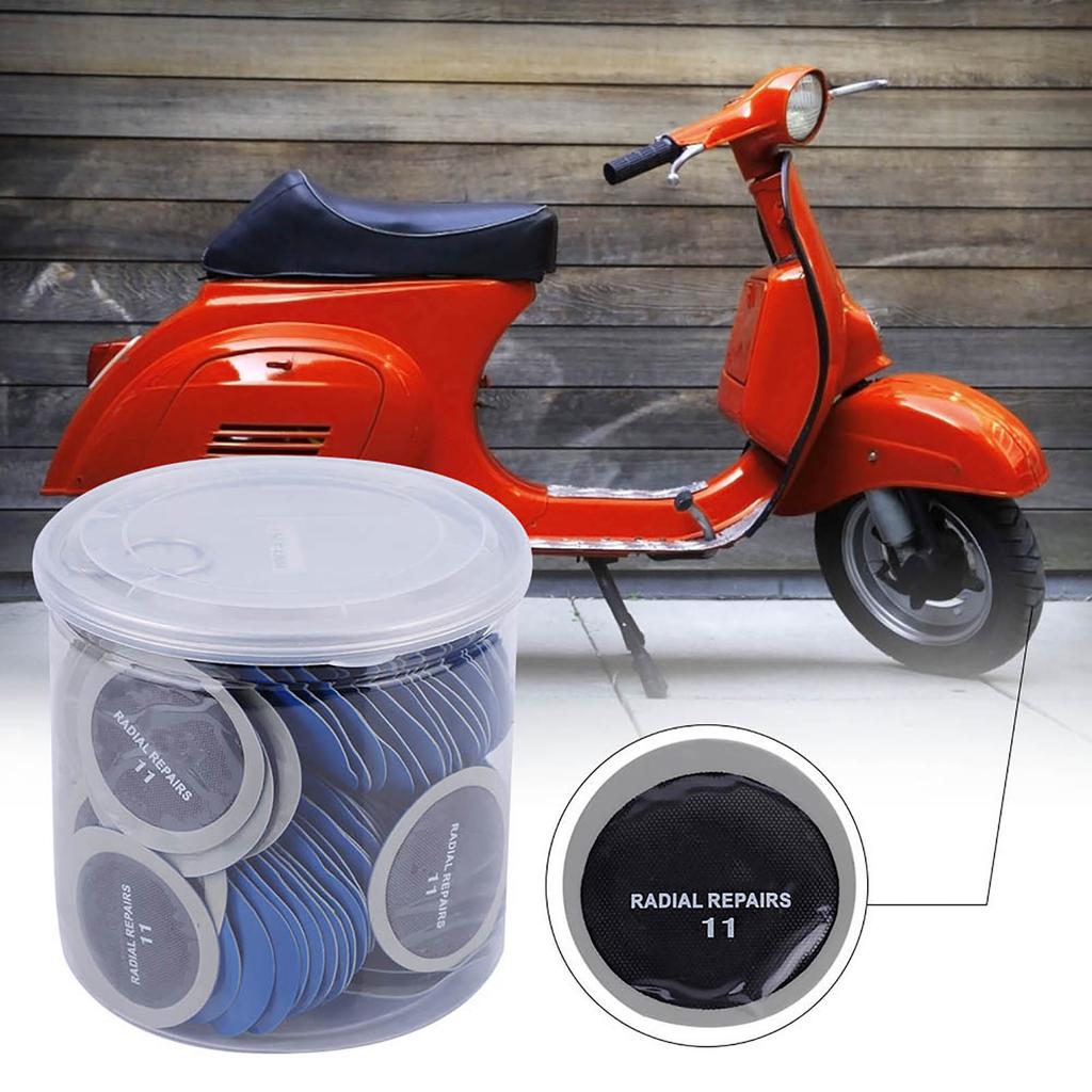 120 STÜCKE 43mm Auto Rund Naturkautschuk Reifen Reifen Pannenreparatur Kaltflicken Schlauchlose Flicken