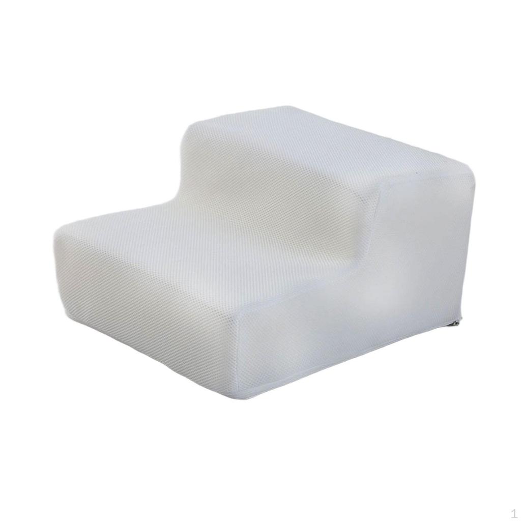 Scară pentru câini cu 2 trepte pentru animale de companie mici, rampă lavabilă cu bază antiderapantă, acces la canapea și fereastră