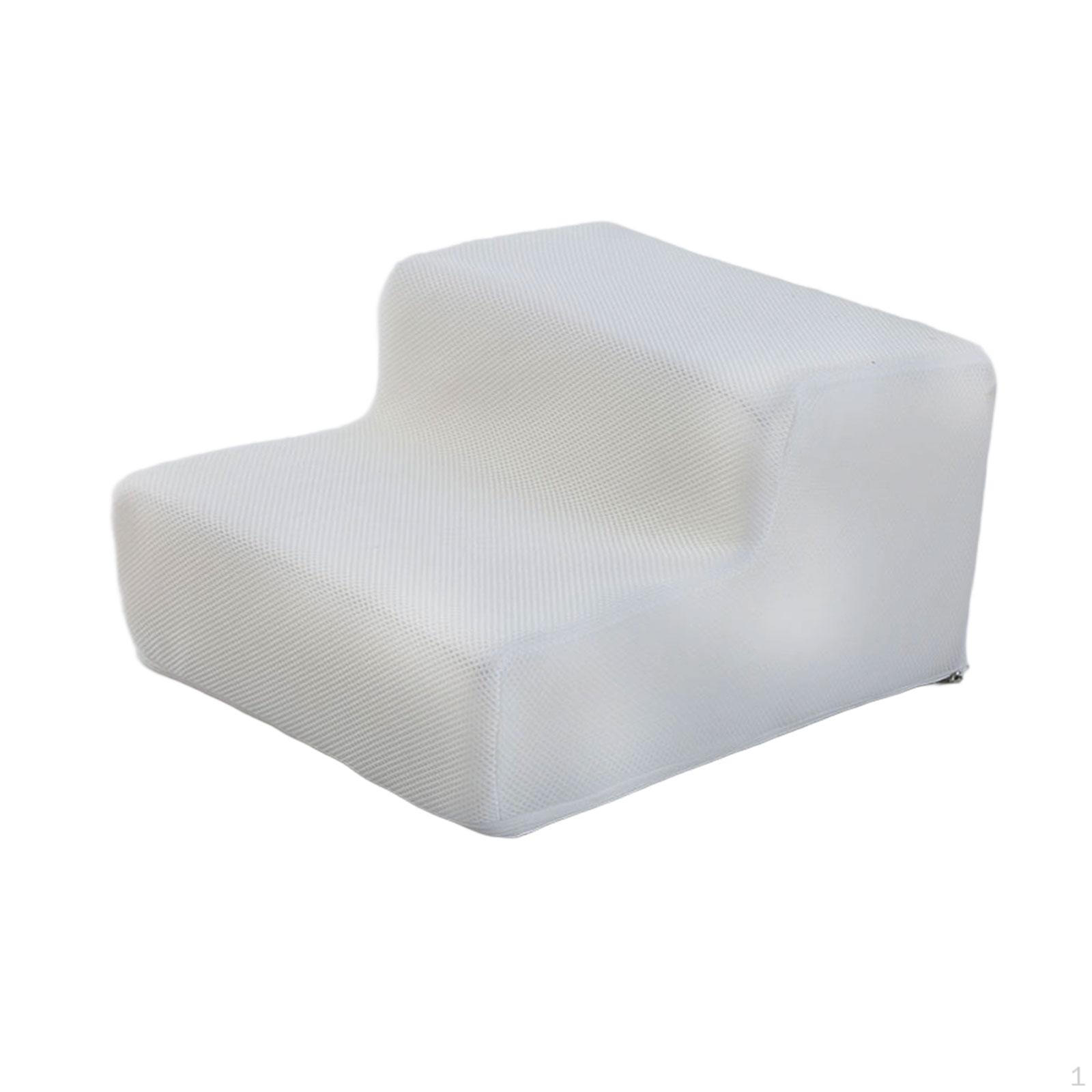 

Двухступенчатая лестница для маленьких питомцев, моющаяся рампа с нескользящим основанием, для доступа к дивану и окну белый