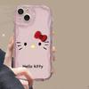 3D Bowknot Hello Kitty Phone Case For Iphone 17 Air 16 Pro Max 15 14 13 12 11 Pro Max 16e Plus12 13 mini 16+ Casing Cute Soft