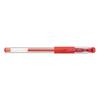Mitsubishi Pencil Gel Ballpoint Set of Pen, Uni-ball Signo, 0.5mm, Red, 10, UM15105.15X10