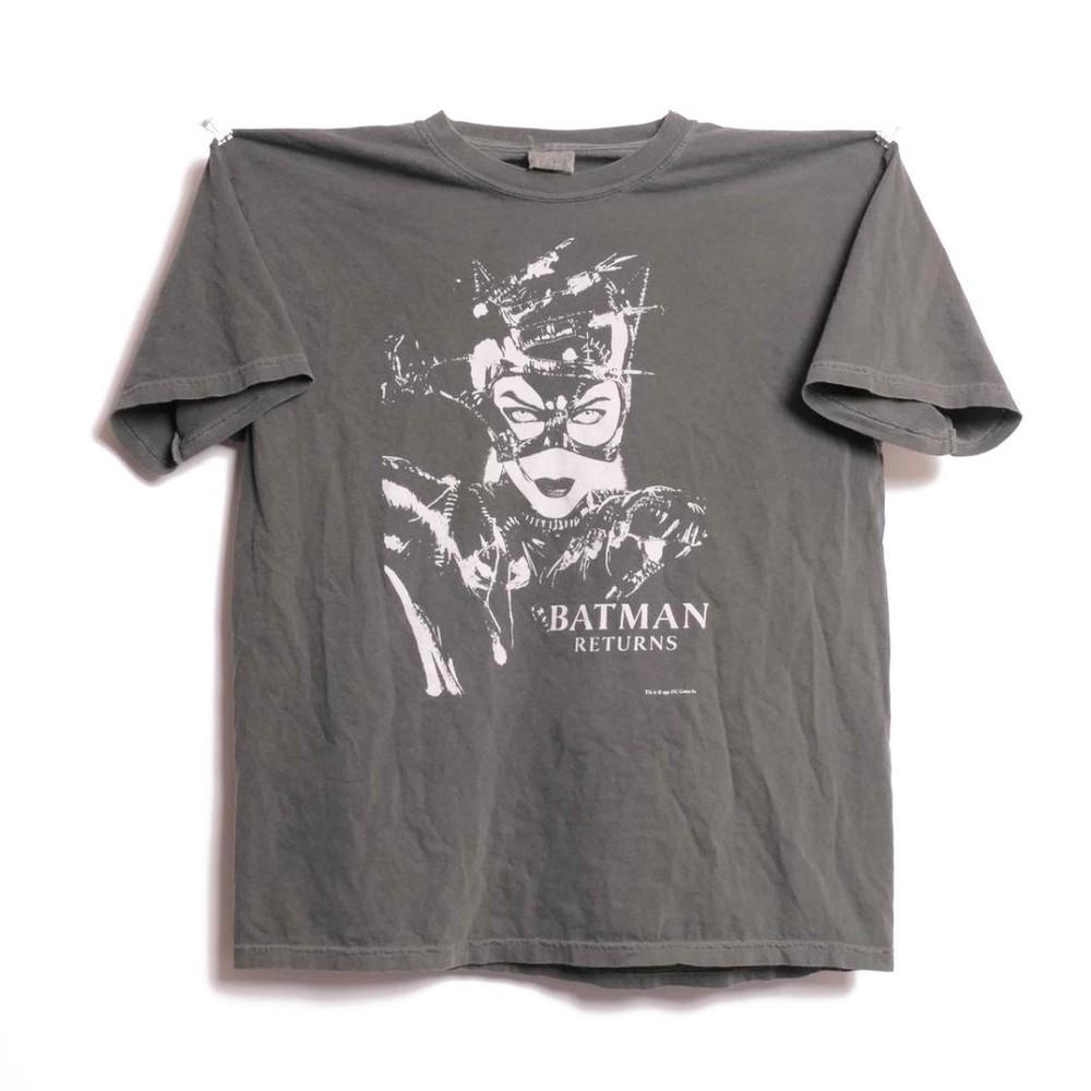 Ретро КОШКА-ЖЕНЩИНА - БЭТМЕН ВОЗВРАЩАЕТСЯ Унисекс Футболка Подарок Для Фаната S-5XL Унисекс Футболка L