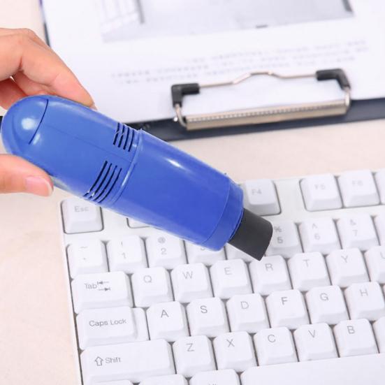 Keyboard Cleaner Strong Suction Portable Mini USB Vacuum Handheld Keyboard Dusting Brush for Computer