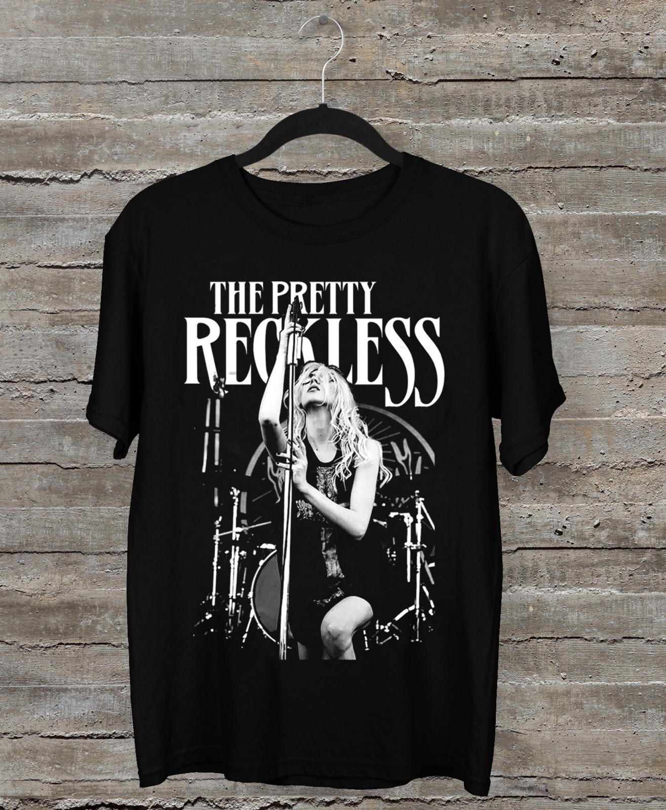 The Pretty Reckless American Rock Band Black All Size Unisex Shirt L