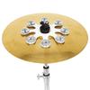 Drum Part Set Cymbal Bells Metal Cymbal Rings Drum Cymbal Rings Drum Cymbal Bells Metal Texture for Music Enthusiasts