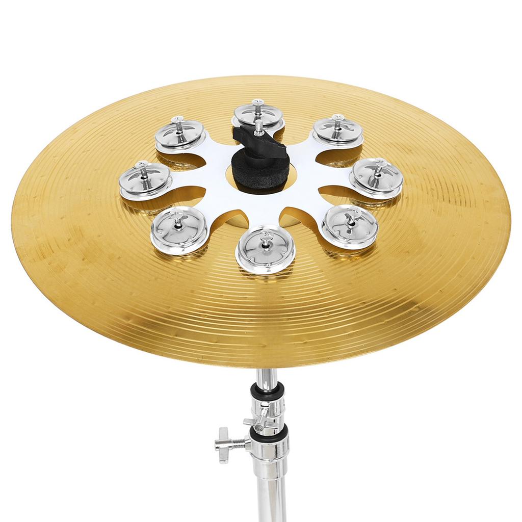 Drum Part Set Cymbal Bells Metal Cymbal Rings Drum Cymbal Rings Drum Cymbal Bells Metal Texture for Music Enthusiasts