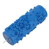 Art Texture Roller Multifuntional Round Washable Reusable Decorative Embossing Rubber Roller for Walls Furniture