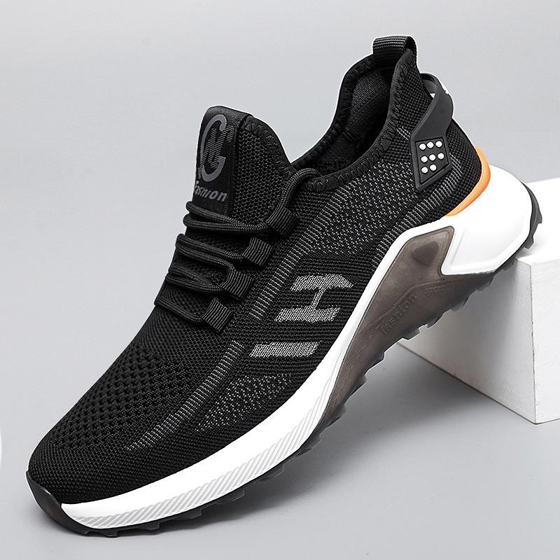 Flying woven mesh outdoor sports shoes students new summer casual men's shoes comfortable cloth shoes lightweight running shoes