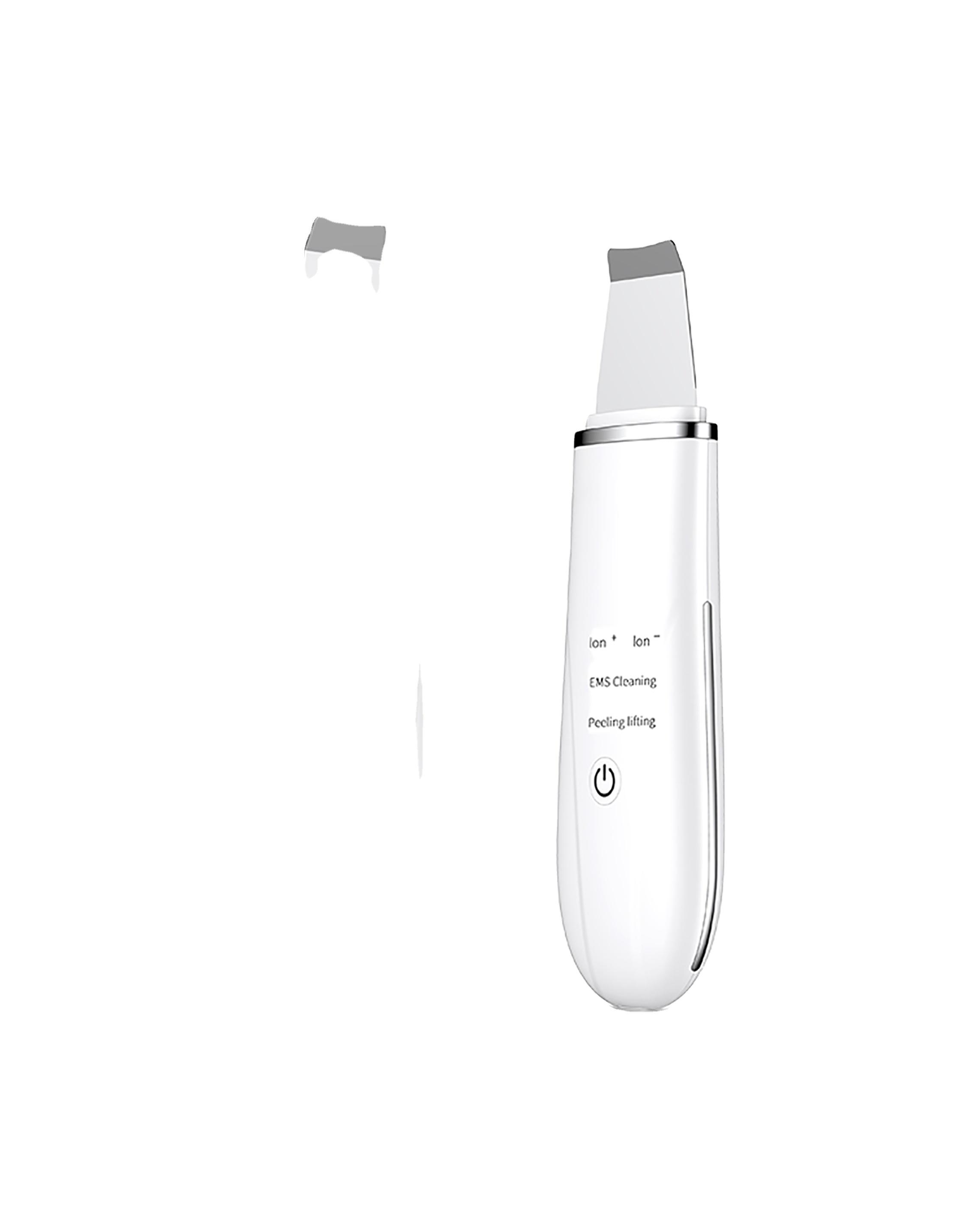 Electric Vibration Face Spatula Facial Ultrasonic Skin Scrubber Blackhead Remover Device for Deep Cleansing USB