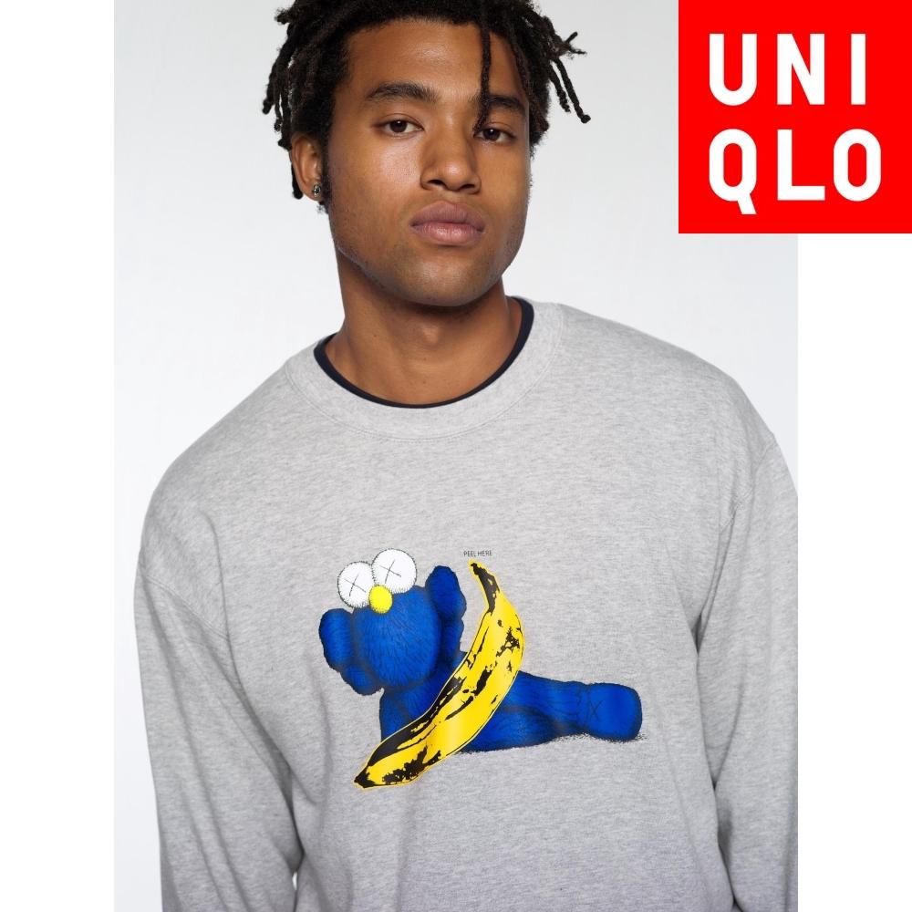 

UNIQLO JAPAN COWS + WARHOL СВИТШОТ 03 GRAY/M