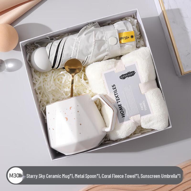 Ceramic Mug & Capsule Umbrella Gift Set