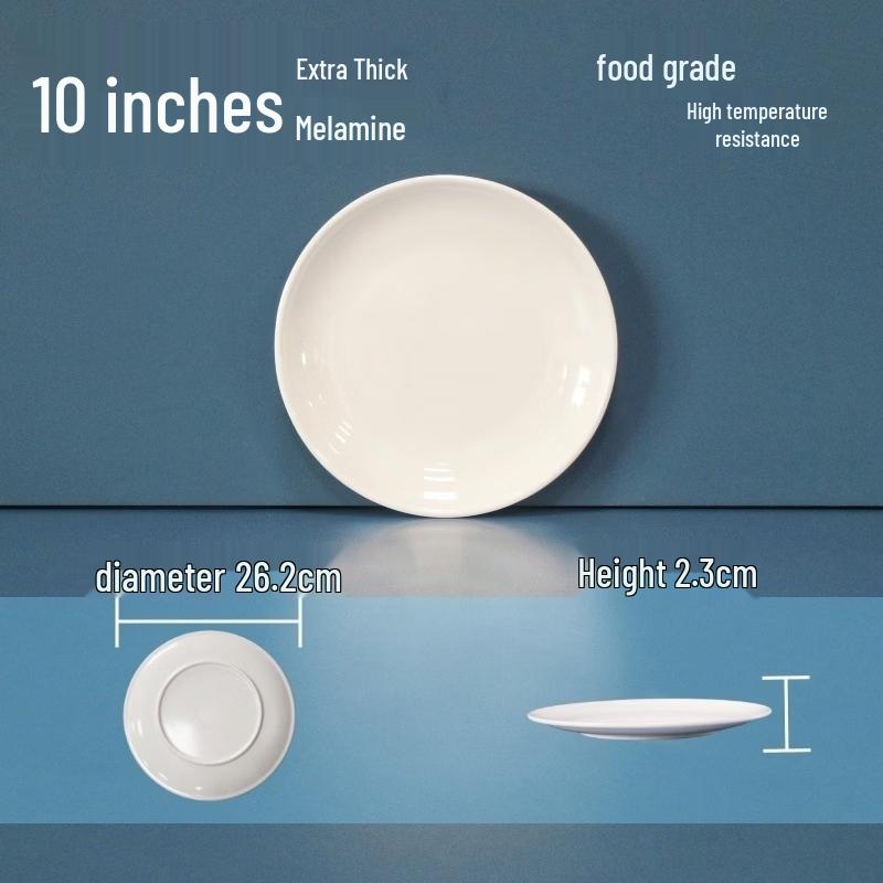 777 Commercial Round Melamine Dinner Plate