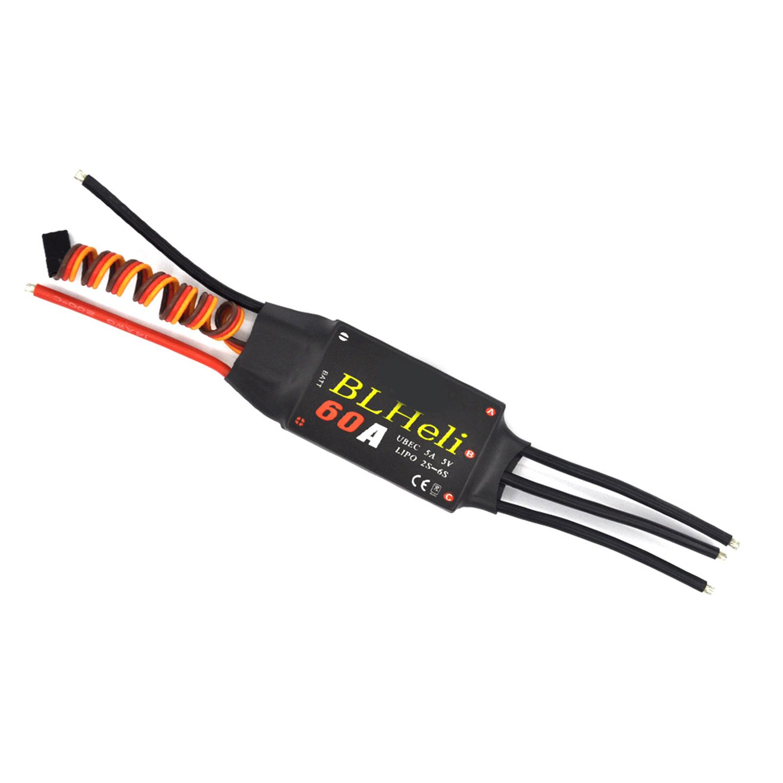 

20/30/40/50/60/80A Brushless Electric Speed Controller For BLHeliSeries for Remote Control Car Underwater Propeller E