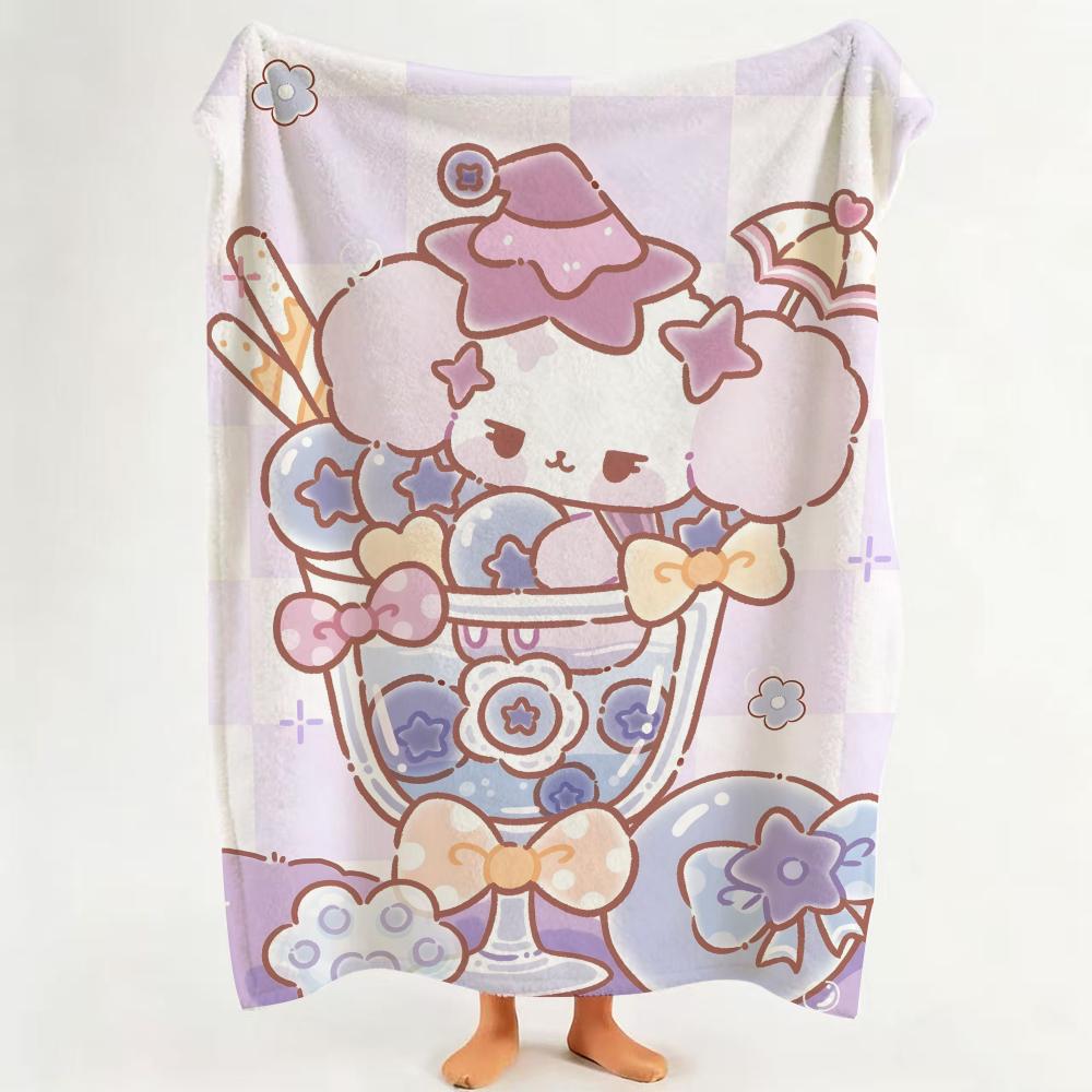 

Character N nono d dog Throw hot Flannel Throw Blanket Suitable for Sofa Living Room Bedroom soft 75cmx90cm