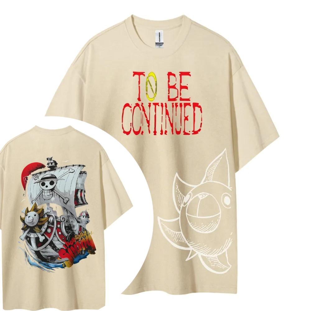 ONE PIECE Bedrucktes Kurzarm-Freizeit-Sommerkleidung Herren Bequeme Kleidung Herrenbekleidung Kurzarm-Halbarm-Oberteil