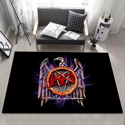Band S-Slayer k-Kerry King Small Carpet Anti-Slip Kitchen Bedroom Handmade Tufted Rug Carpet Living Room Entrance Decoration