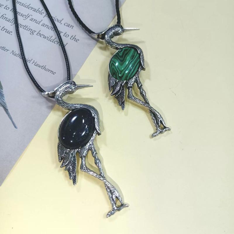 Fairy Tale Animal Brooch Pendant In Purple Crystal And Agate For Fashion Lovers