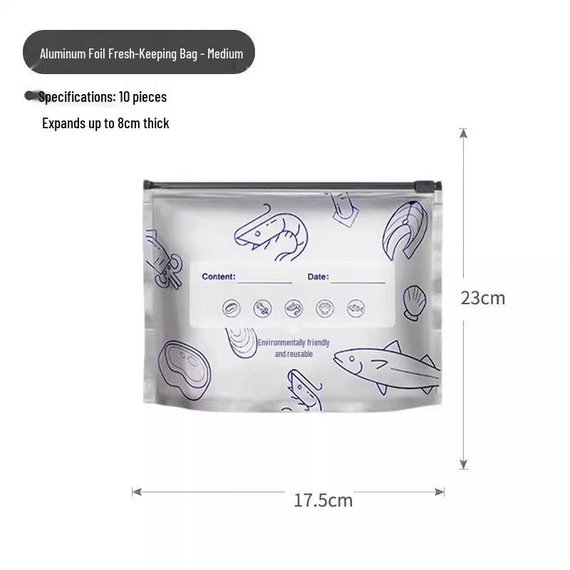 Airtight Freezer Bags for Fresh Food and Meat Storage
