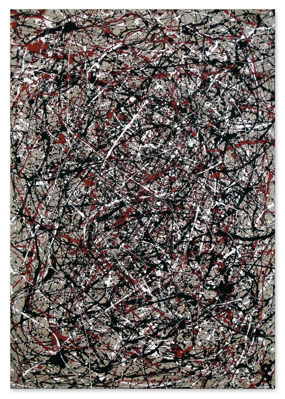

Obraz na płótnie Pollock abstrakcja 50x70 cm