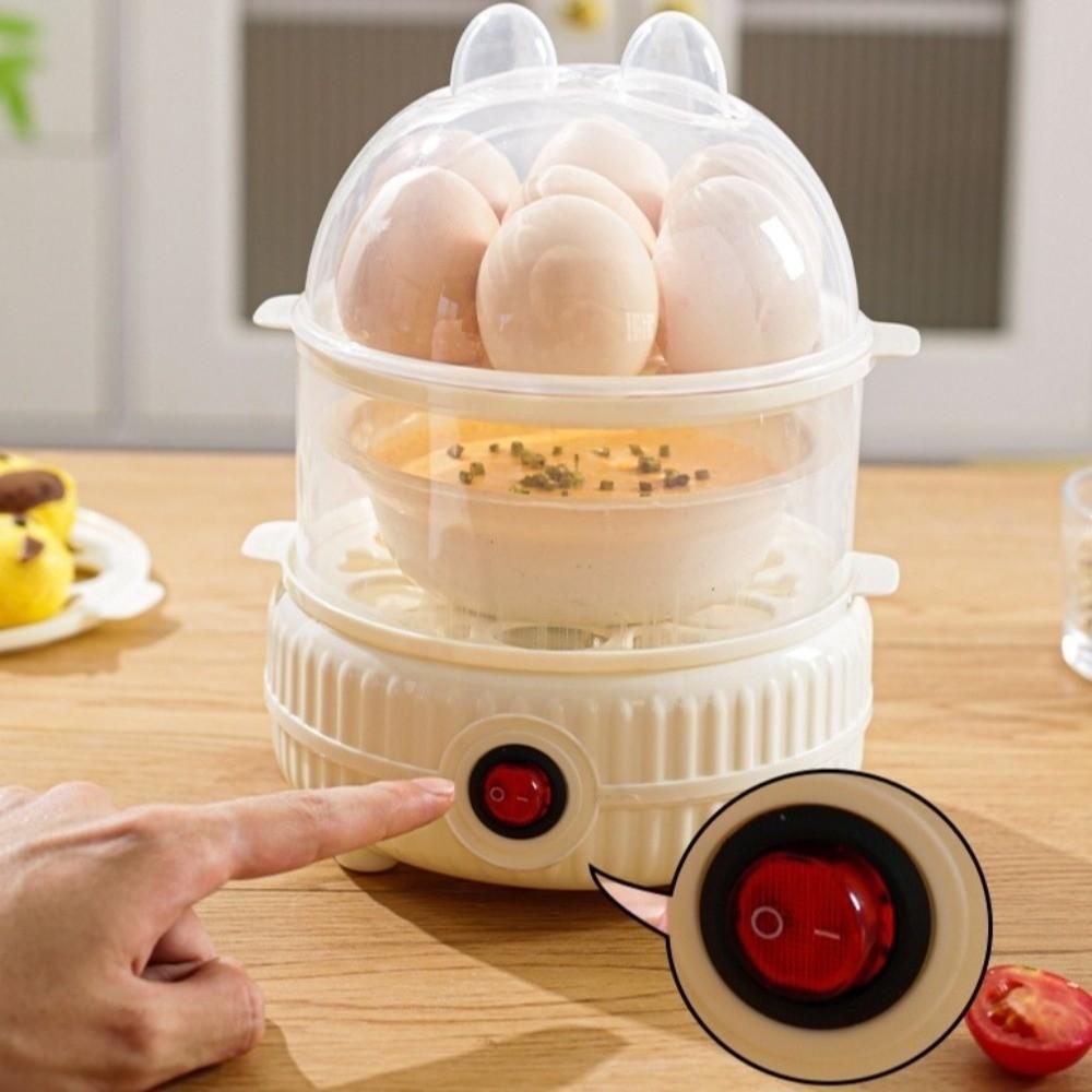 1-3 Layers Automatic Egg Steamer High Temperature Resistance Egg Boiler  Dormitory