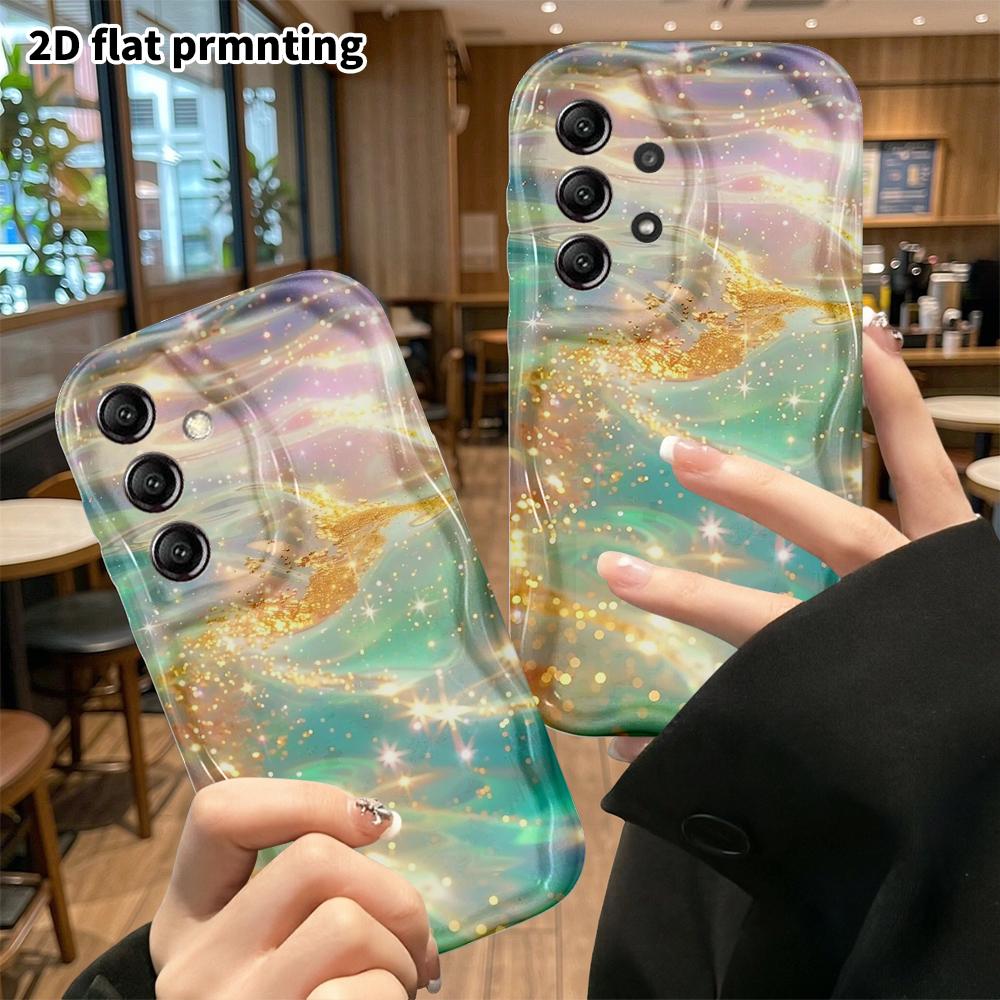 Phone Case: 2D Flat Samsung Galaxy A34 A35 M05 M06 S20 S22 S21 FE Plus 5G Protective Case, Fantasy Starry Sky, Christmas and Halloween Gift