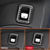Carbon Fiber Car Rear Trunk Switch Button Panel Trim Frame Decoration Sticker For Mercedes Benz 2016- C Class GLC W205