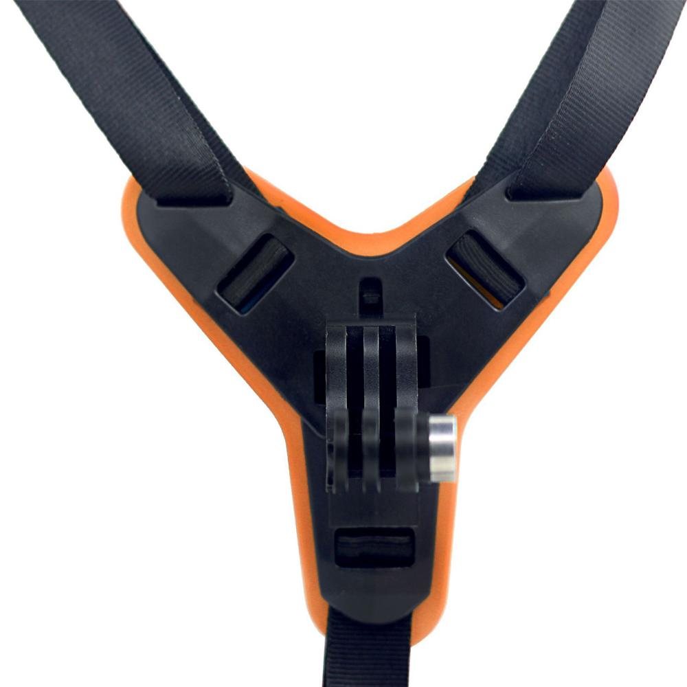 

Ремешок для крепления на шлем мотоцикла, плавающее переднее крепление на подбородок для GoPro Hero 10, 9, 8, 7, 6, 5, держатель аксессуаров для экшн-камеры DJI Osmo оранжевый