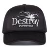 Unisex DESROY Spider Embroidery Baseball Net Caps Spring and Summer Outdoor Adjustable Casual Hats Sunscreen Hat