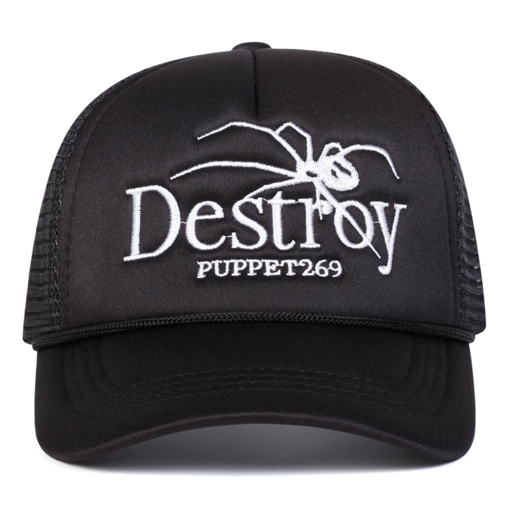 Unisex DESROY Spider Embroidery Baseball Net Caps Spring and Summer Outdoor Adjustable Casual Hats Sunscreen Hat