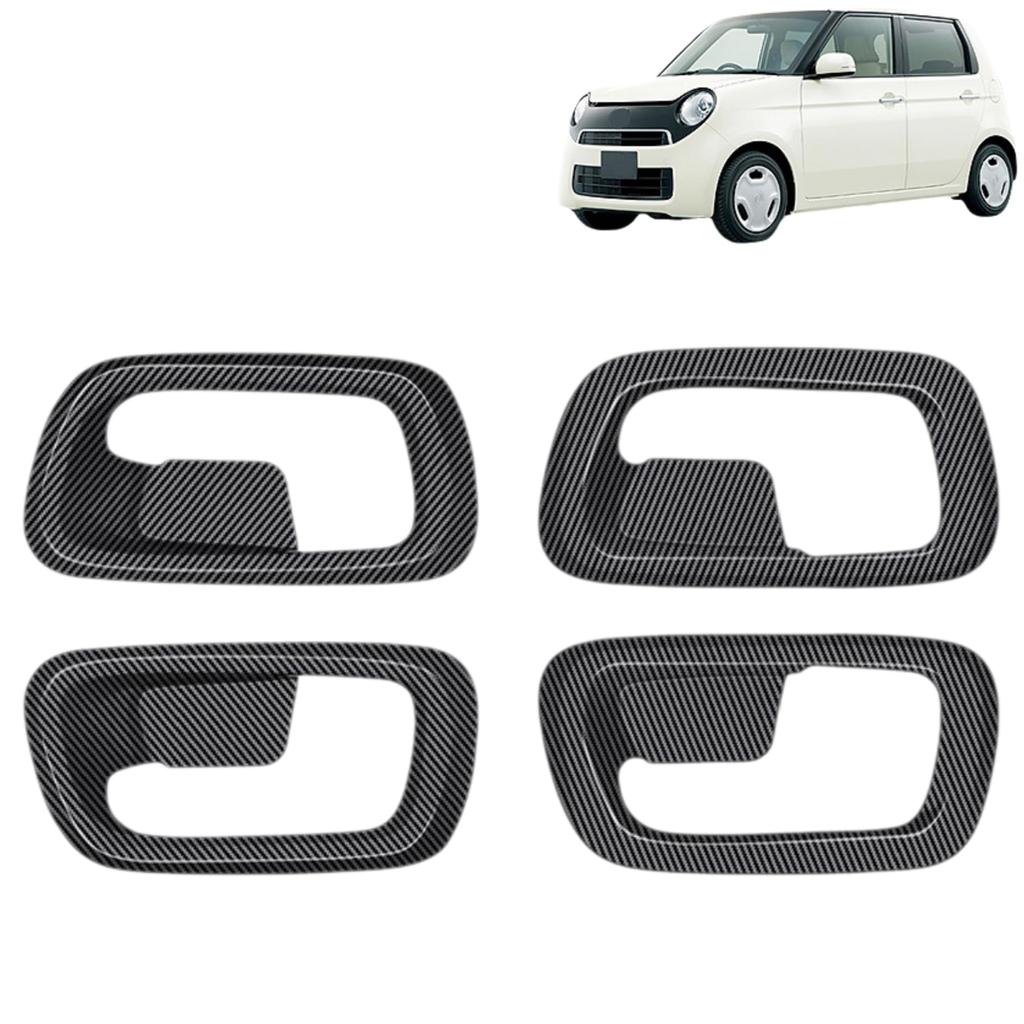 DodoxDIY Compatible n-one Accessory Parts, Door Handle Panel Cover, Door Protector, jg3, JG4 Parts, Carbon Style