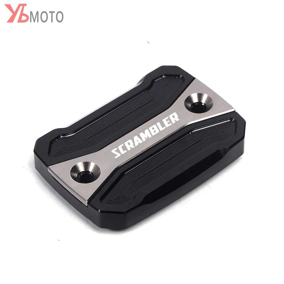 NEW Fashion Accessories Fits For DUCATI Scrambler 400 800 Sixty2 Mach 2.0 Motorcycles Gold Front Brake Fluid Reservoir Cap Cover