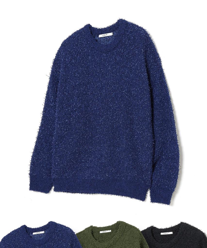 KIIMUIR Boucle Tail Crewneck Knit_3 Color