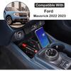 Organizer konsoli środkowej samochodu kompatybilny z Ford Maverick 2022-2024 Central Control Groove Shock Pad Organizer Taca do przechowywania Wkładka do zmiany biegów